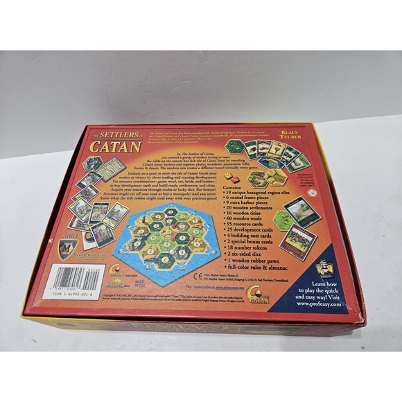 The Settlers of Catan Game Board - MFG3061 by Mayfair Games Complete. - Picture 2 of 3